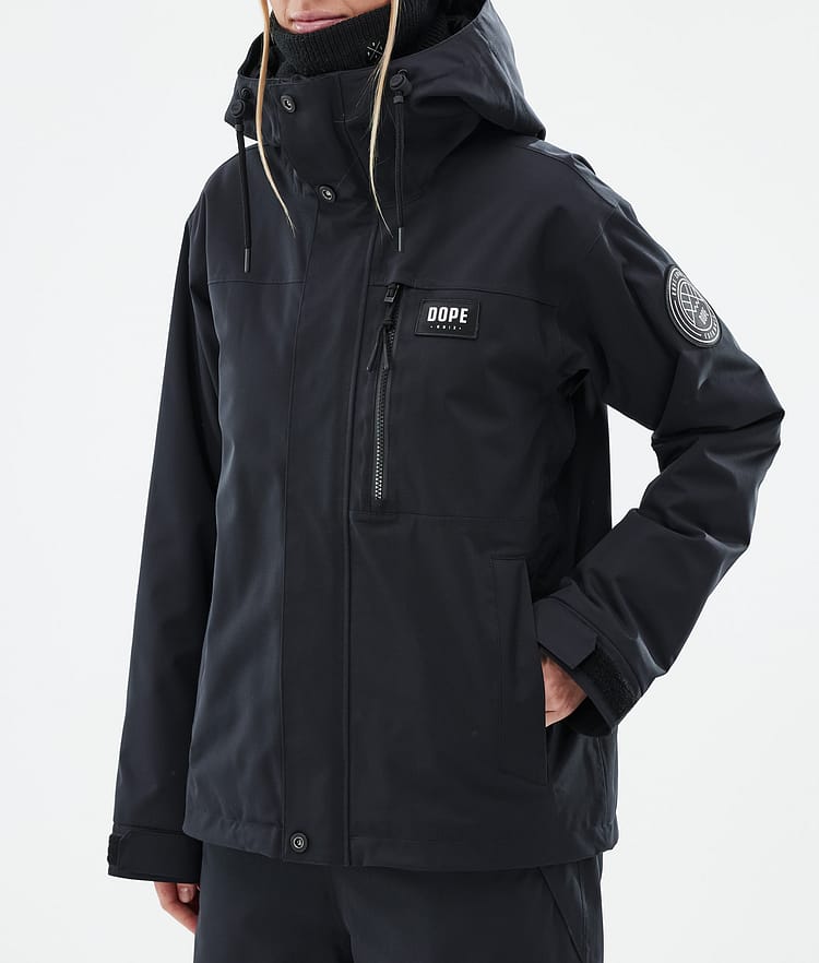 Dope Blizzard W Full Zip 24 Snowboardjakke Dame Black Renewed, Bilde 8 av 10