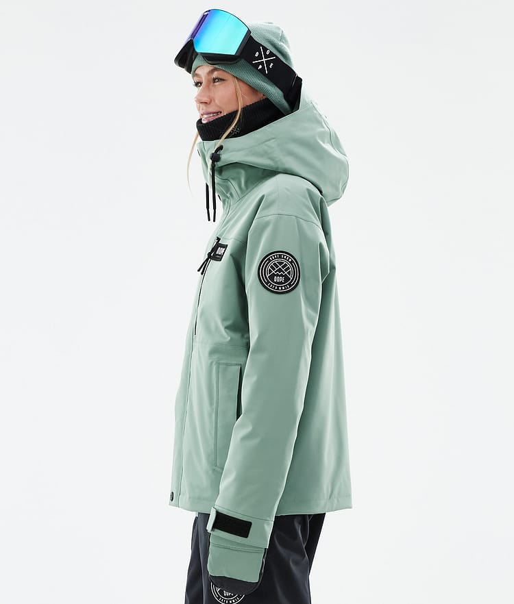 Dope Blizzard W Full Zip 24 Snowboardjakke Dame Faded Green Renewed, Bilde 6 av 10