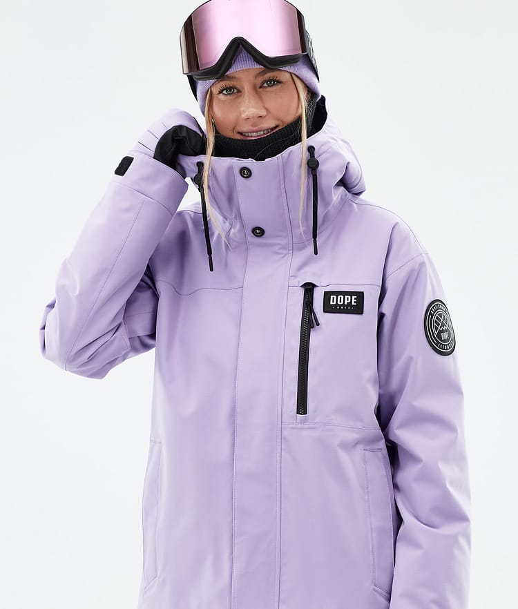 Dope Blizzard W Full Zip 24 Snowboardjakke Dame Faded Violet Renewed, Bilde 2 av 10