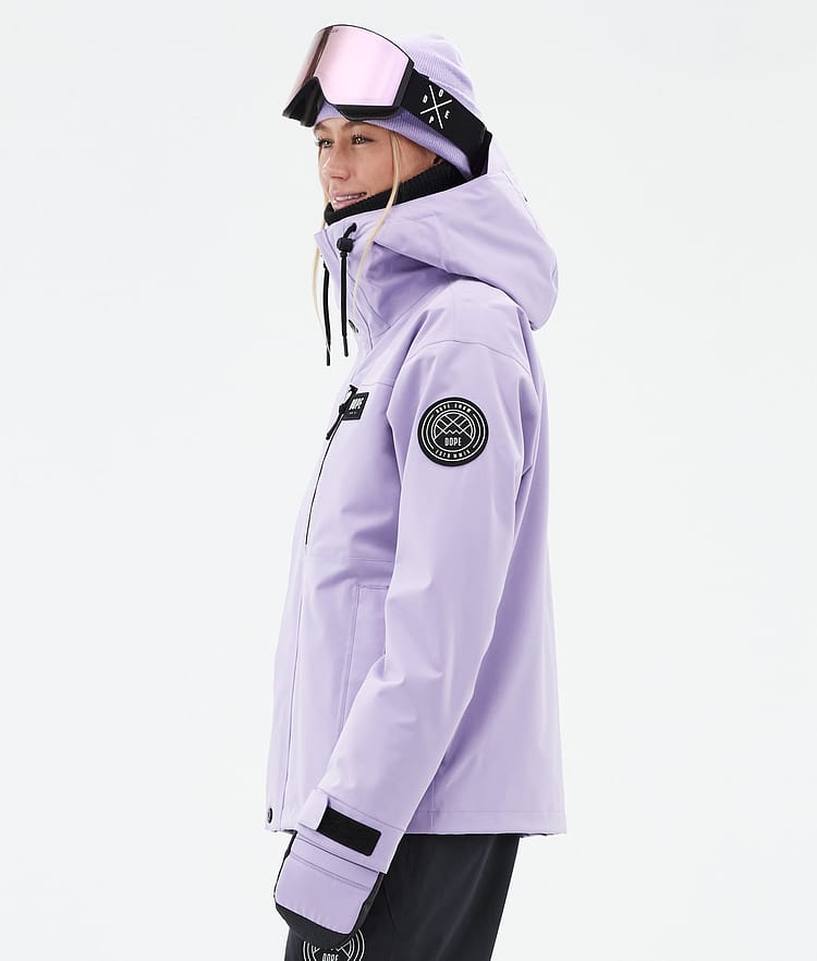 Dope Blizzard W Full Zip 24 Snowboardjakke Dame Faded Violet Renewed, Bilde 6 av 10