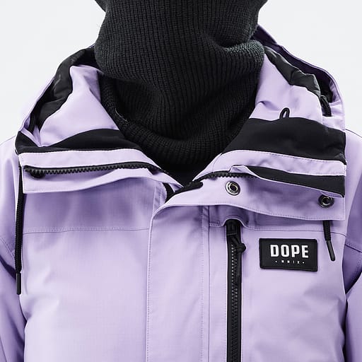 Glidelås foran med doble klaffer Hovedproduktdetaljbilde,