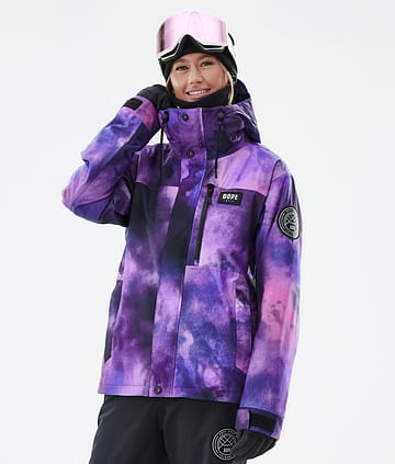 Dope Blizzard W Full Zip Snowboardjakke Dame Dusk Renewed