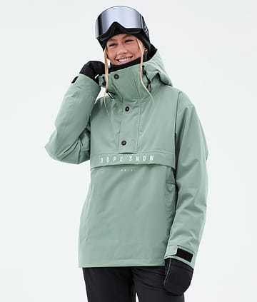 Dope Legacy W Snowboardjakke Faded Green