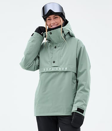 Dope Legacy W Snowboardjakke Dame Faded Green