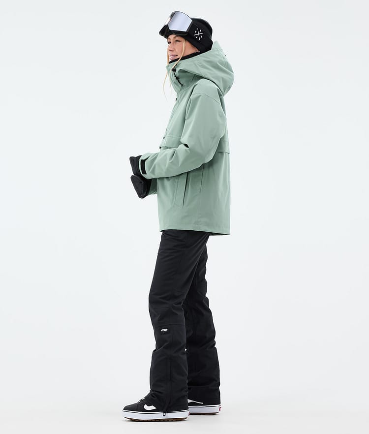 Dope Legacy W Snowboardjakke Dame Faded Green, Bilde 4 av 9