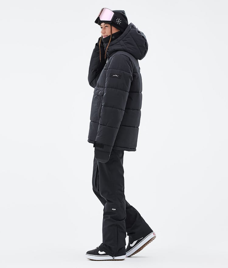 Dope Puffer W Snowboardjakke Dame Black Renewed, Bilde 3 av 8