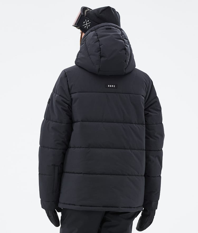Dope Puffer W Snowboardjakke Dame Black Renewed, Bilde 6 av 8