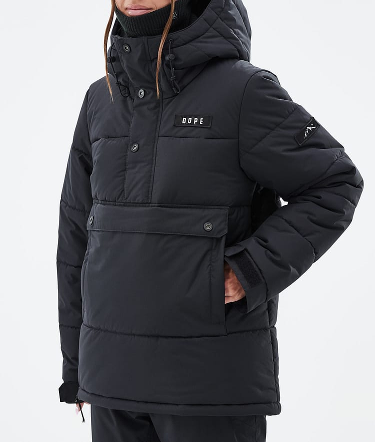 Dope Puffer W Snowboardjakke Dame Black Renewed, Bilde 7 av 8