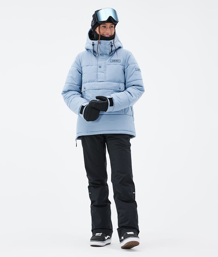 Dope Puffer W Snowboardjakke Dame Light Blue Renewed, Bilde 2 av 8