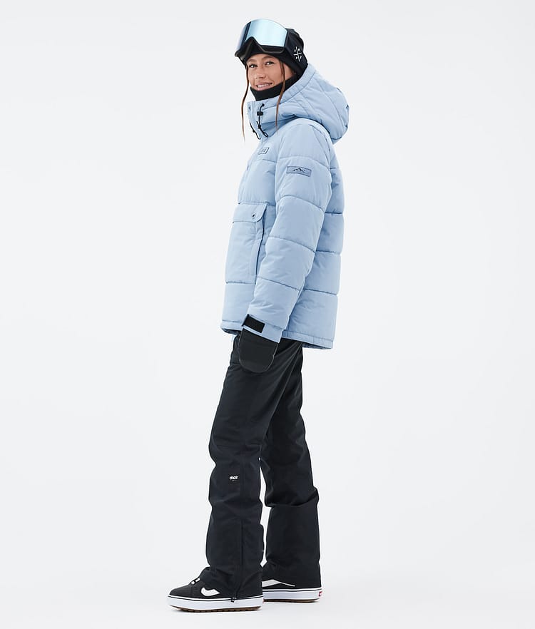Dope Puffer W Snowboardjakke Dame Light Blue Renewed, Bilde 3 av 8