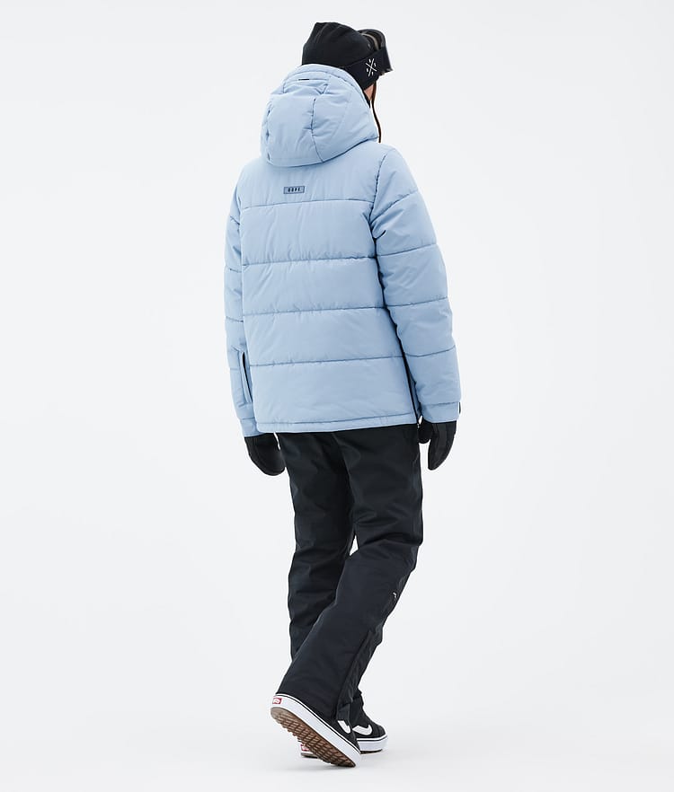 Dope Puffer W Snowboardjakke Dame Light Blue Renewed, Bilde 4 av 8