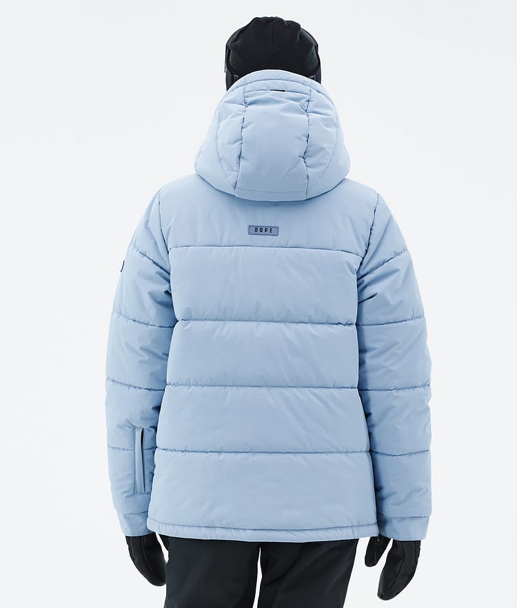Dope Puffer W Snowboardjakke Dame Light Blue Renewed, Bilde 6 av 8