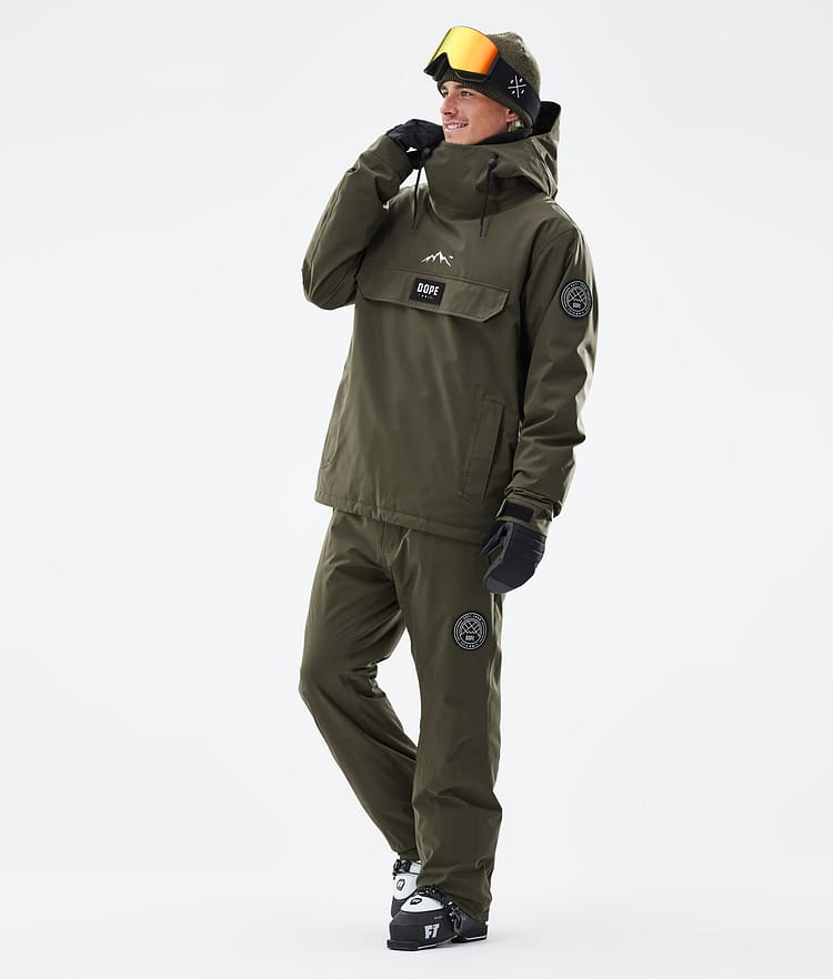 Dope Blizzard 2024 Skibukse Herre Olive Green, Bilde 2 av 5