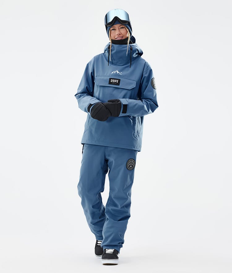 Dope Blizzard W 2024 Snowboardbukse Dame Blue Steel Renewed, Bilde 2 av 5