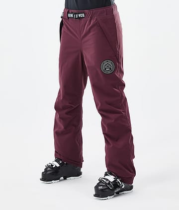 Dope Blizzard W 2024 Skibukse Dame Burgundy