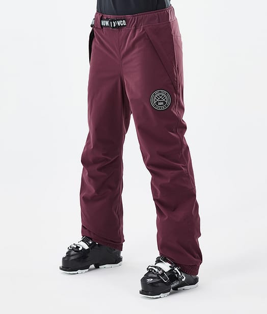 Dope Blizzard W 2024 Skibukse Dame Burgundy