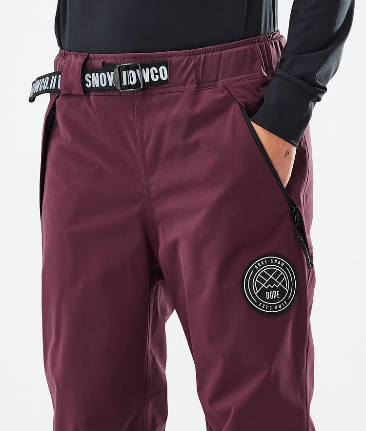 Dope Blizzard W 2024 Snowboardbukse Dame Burgundy, Bilde 5 av 5