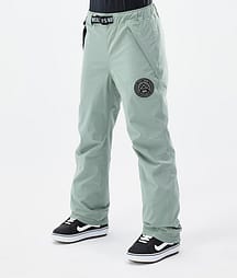 Dope Blizzard W 2024 Snowboardbukse Dame Faded Green