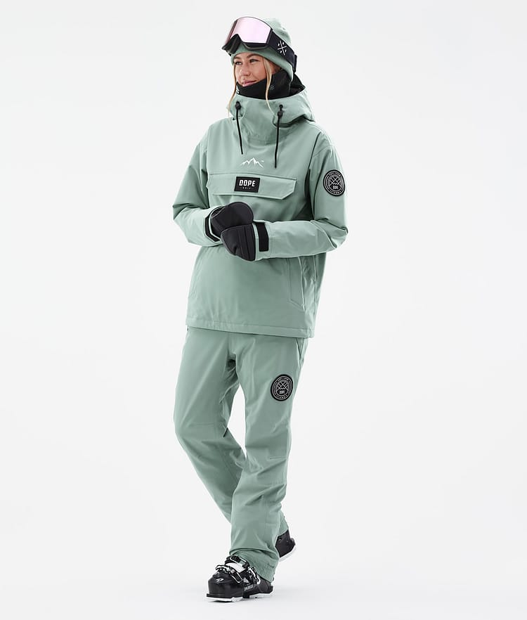 Dope Blizzard W 2024 Skibukse Dame Faded Green, Bilde 2 av 5