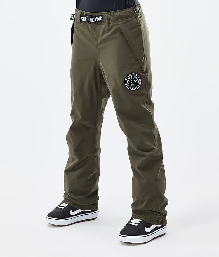 Dope Blizzard W 2024 Snowboardbukse Dame Olive Green, Bilde 1 av 5