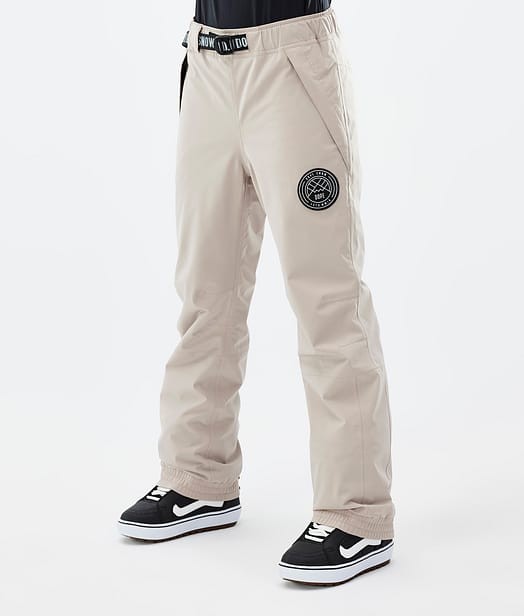 Dope Blizzard W 2024 Snowboardbukse Dame Sand