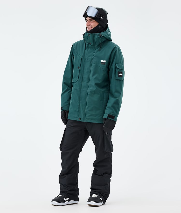Dope Adept Snowboardjakke Herre Bottle Green, Bilde 3 av 10