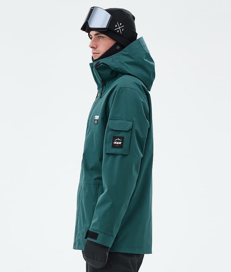 Dope Adept Snowboardjakke Herre Bottle Green, Bilde 6 av 10
