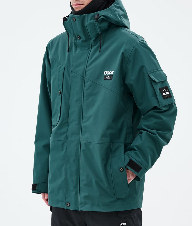 Dope Adept Snowboardjakke Herre Bottle Green, Bilde 8 av 10