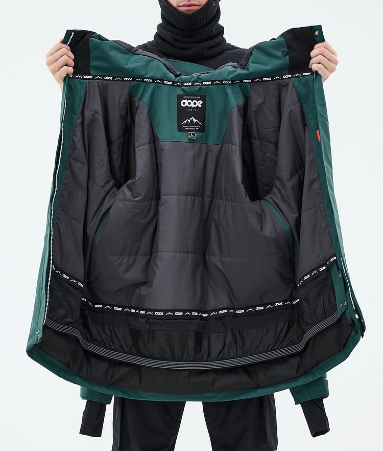 Dope Adept Snowboardjakke Herre Bottle Green, Bilde 10 av 10