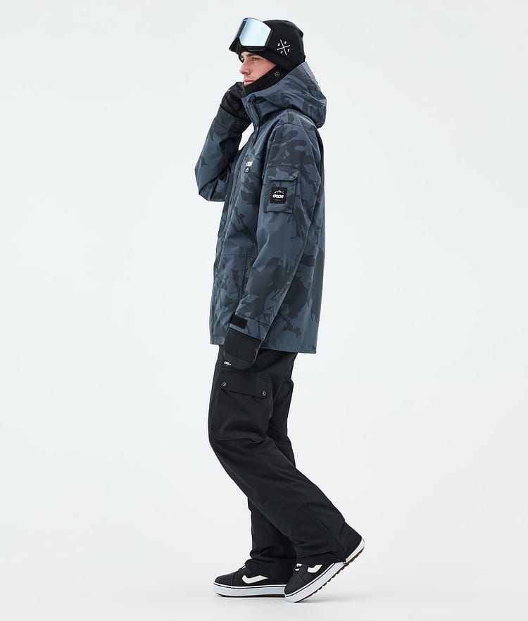 Dope Adept Snowboardjakke Herre Metal Blue Camo, Bilde 3 av 9
