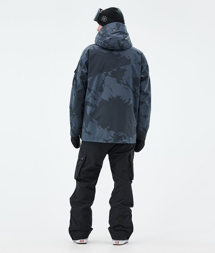 Dope Adept Snowboardjakke Herre Metal Blue Camo, Bilde 4 av 9