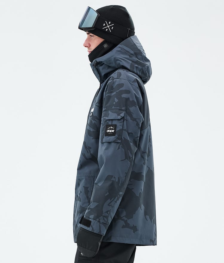 Dope Adept Skijakke Herre Metal Blue Camo, Bilde 5 av 9