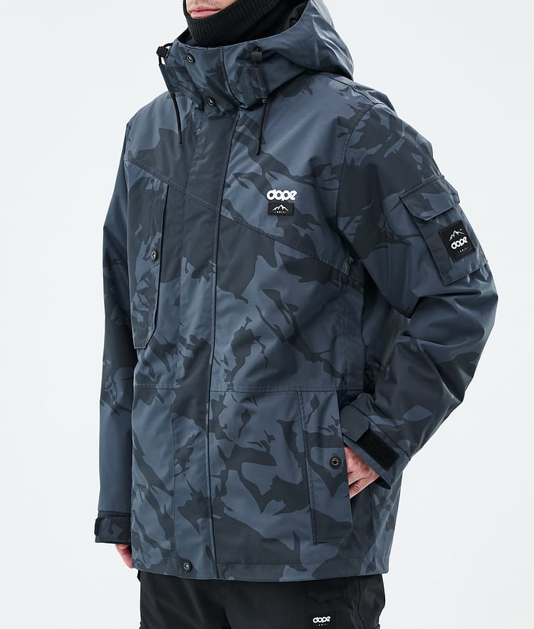 Dope Adept Skijakke Herre Metal Blue Camo, Bilde 7 av 9