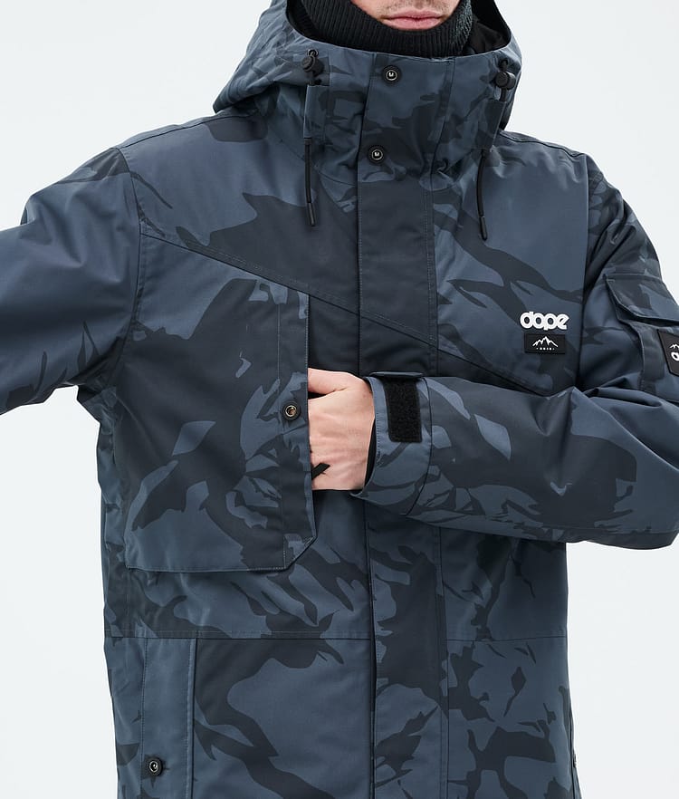 Dope Adept Skijakke Herre Metal Blue Camo, Bilde 8 av 9