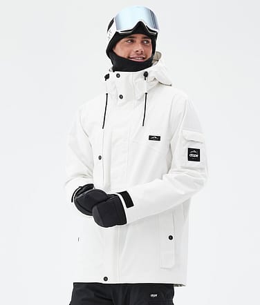 Dope Adept Snowboardjakke Herre Old White