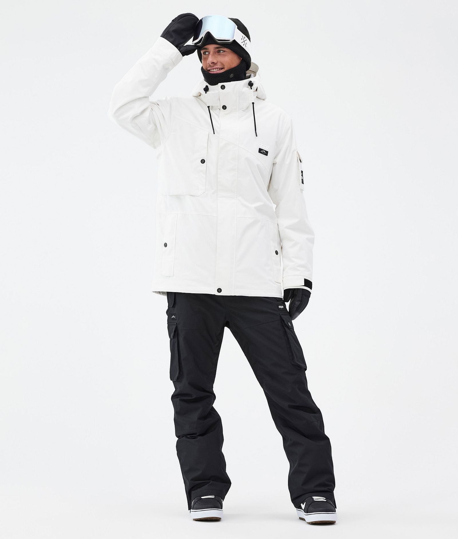 Dope Adept Snowboardjakke Herre Old White Renewed, Bilde 2 av 9