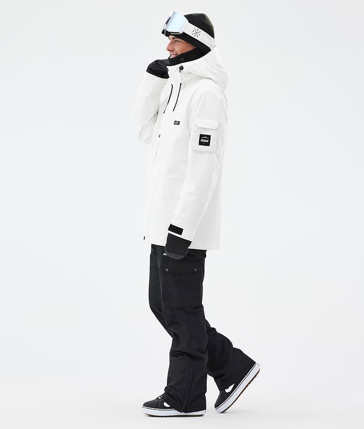 Dope Adept Snowboardjakke Herre Old White, Bilde 3 av 9