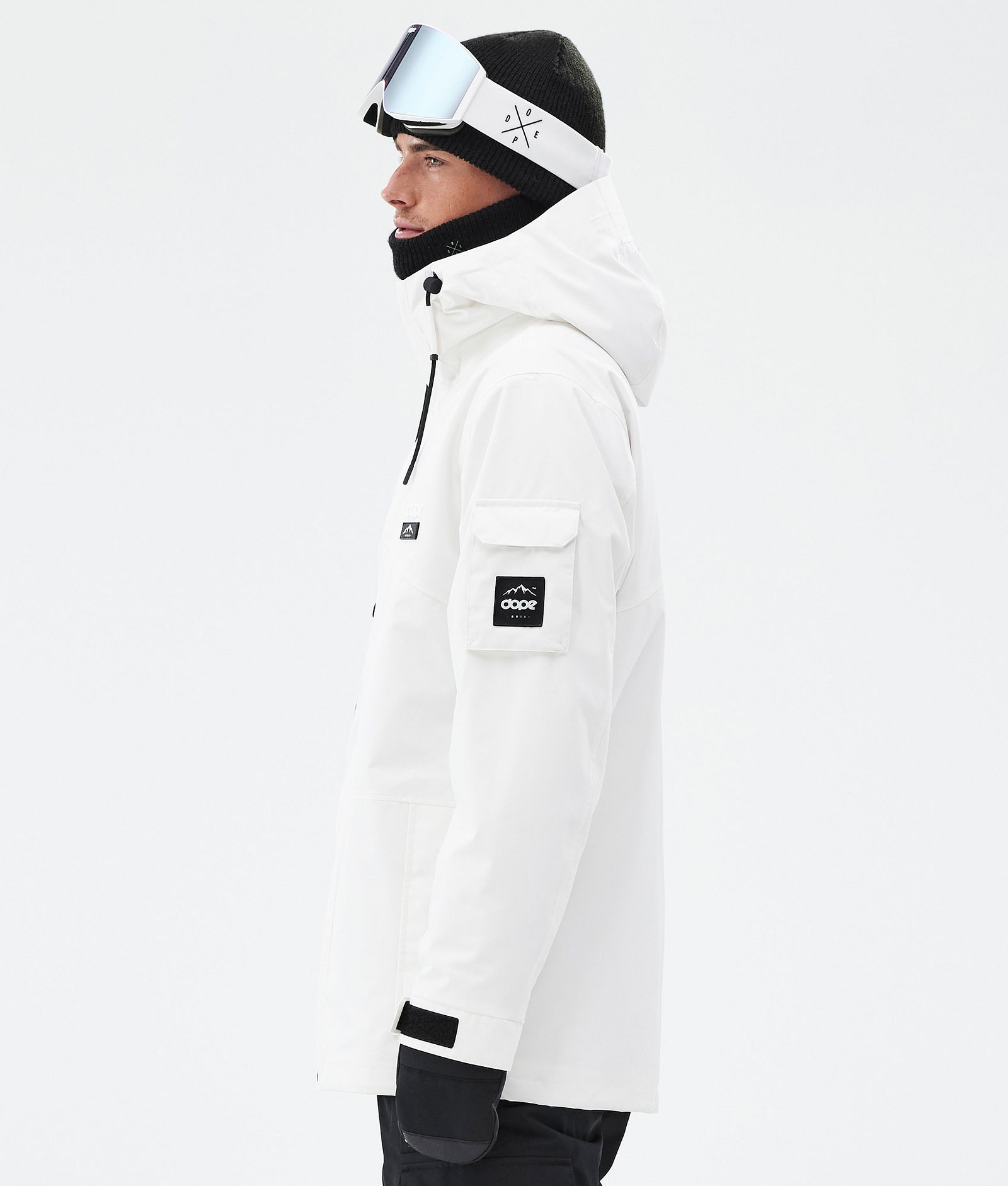 Dope Adept Snowboardjakke Herre Old White Renewed, Bilde 5 av 9