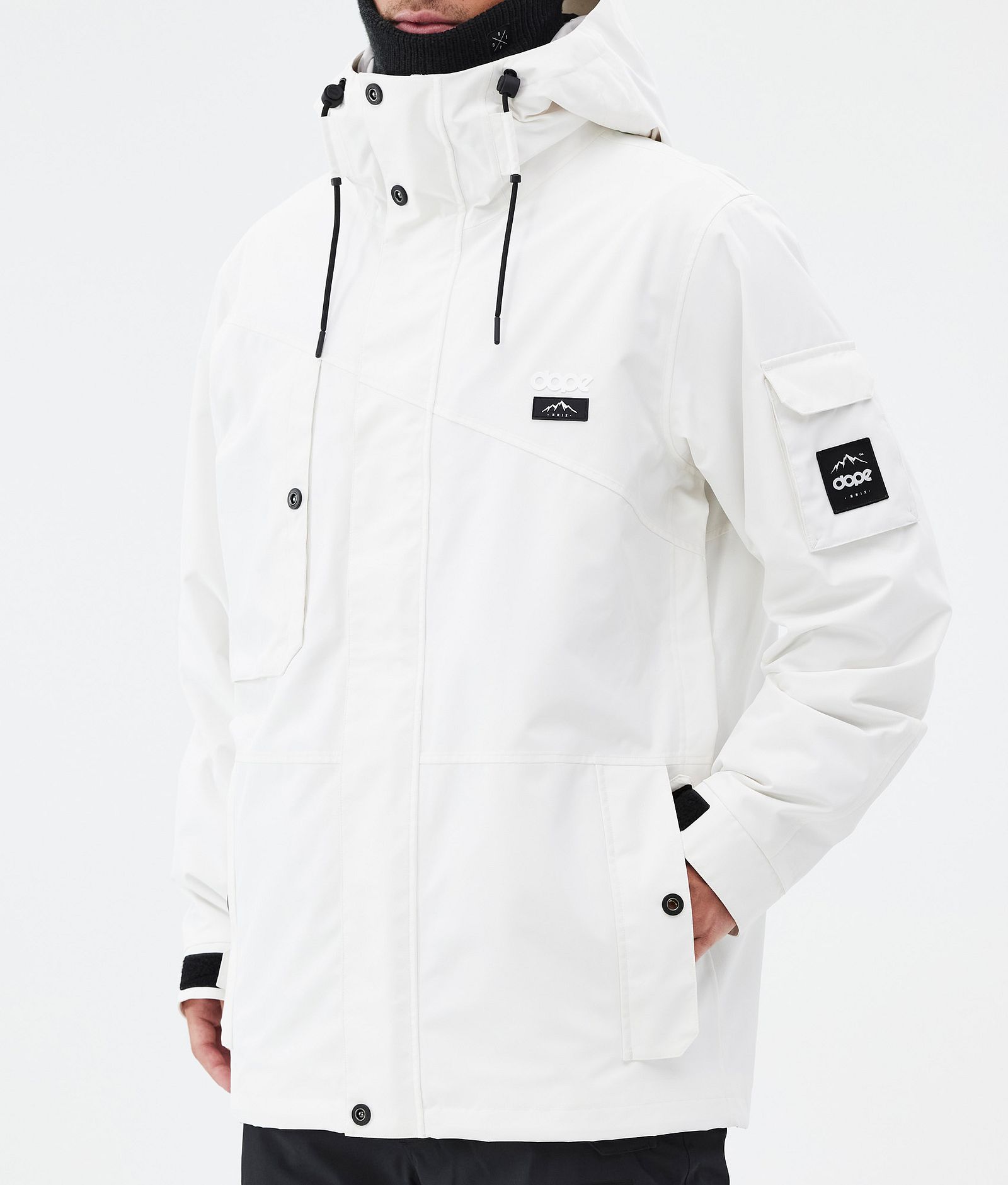 Dope Adept Snowboardjakke Herre Old White Renewed, Bilde 7 av 9