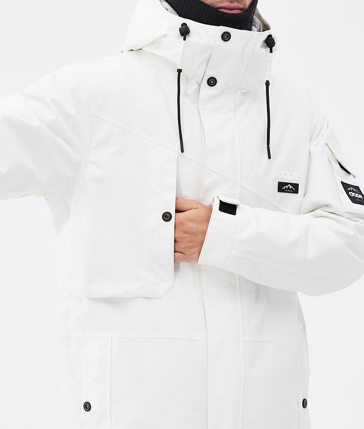Dope Adept Snowboardjakke Herre Old White, Bilde 8 av 9