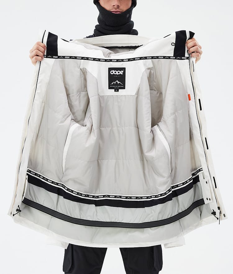 Dope Adept Snowboardjakke Herre Old White, Bilde 9 av 9