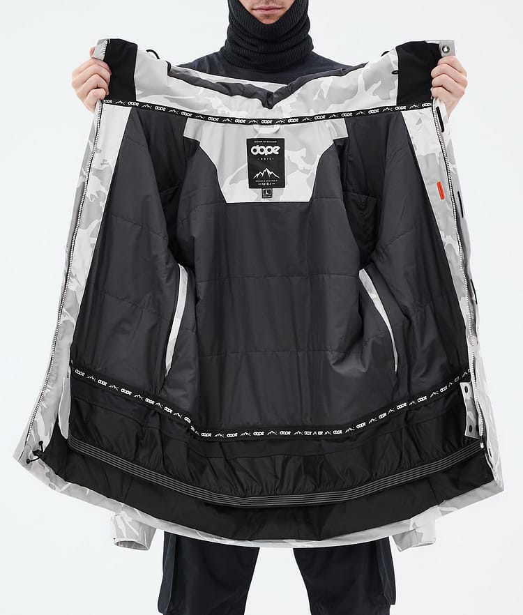 Dope Adept Skijakke Herre Grey Camo, Bilde 9 av 9