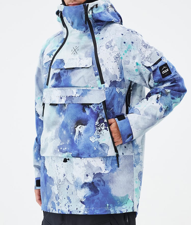 Dope Akin Snowboardjakke Herre Spray Blue Green, Bilde 7 av 8