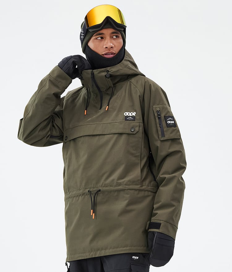 Dope Annok Snowboardjakke Herre Olive Green, Bilde 1 av 8