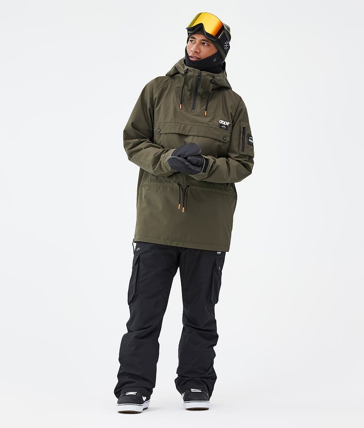 Dope Annok Snowboardjakke Herre Olive Green