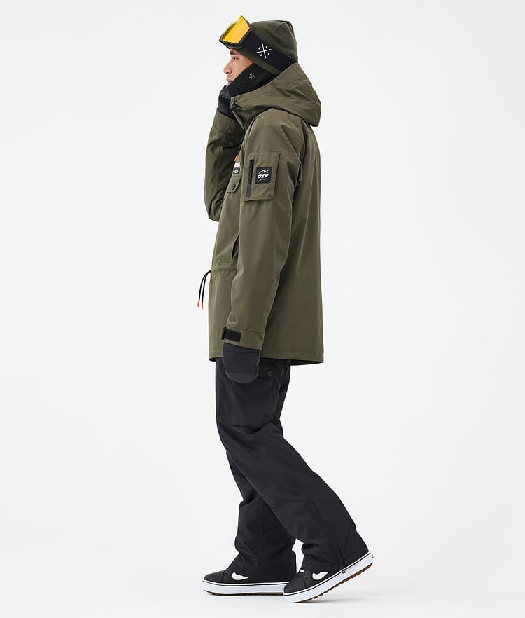 Dope Annok Snowboardjakke Herre Olive Green, Bilde 4 av 8