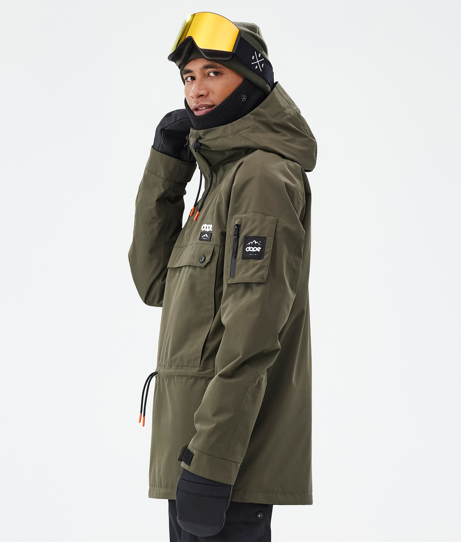 Dope Annok Snowboardjakke Herre Olive Green, Bilde 5 av 8