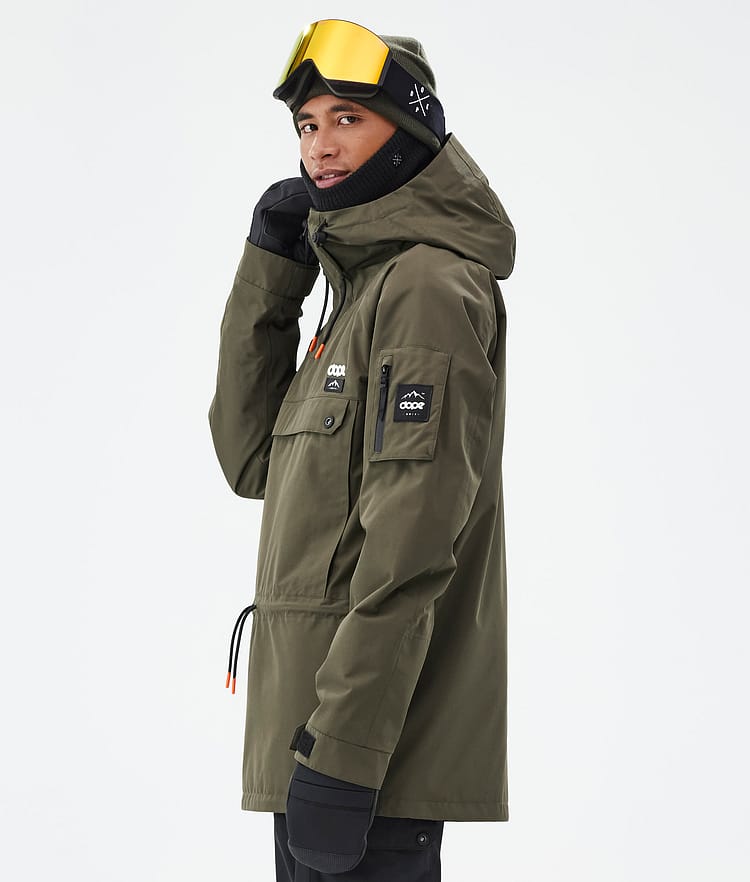 Dope Annok Snowboardjakke Herre Olive Green