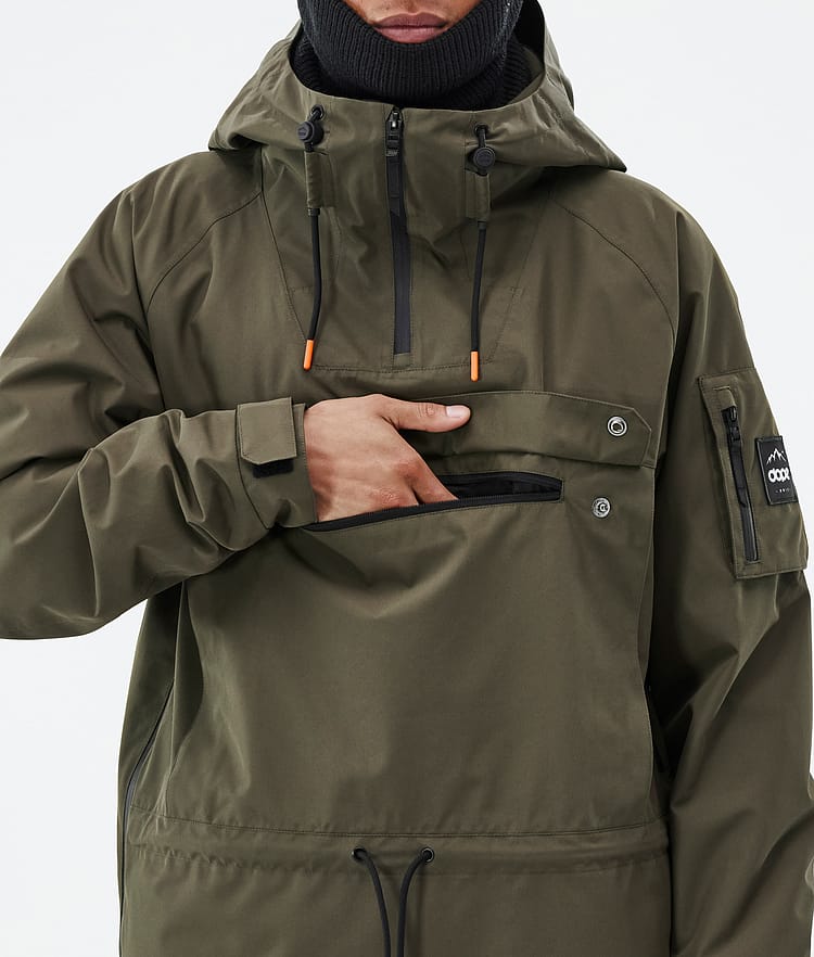 Dope Annok Snowboardjakke Herre Olive Green