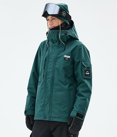 Dope Adept W Snowboardjakke Dame Bottle Green
